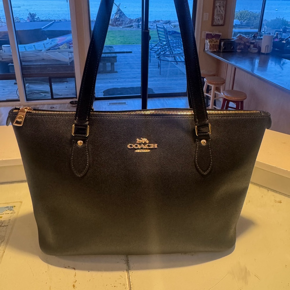 Coach Black Tote Bag